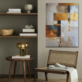 Wallity Pintura Decorativa en Lienzo Multicolor 70 x 100 cm KNV10098 - 70100